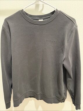 Hurley Men's Charcoal Gray Crewneck Sweatshirt